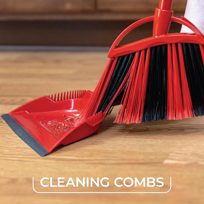 O-Cedar Spin Mop & Sweep Set | EasyWring Mop + One Sweep Broom with Dustpan