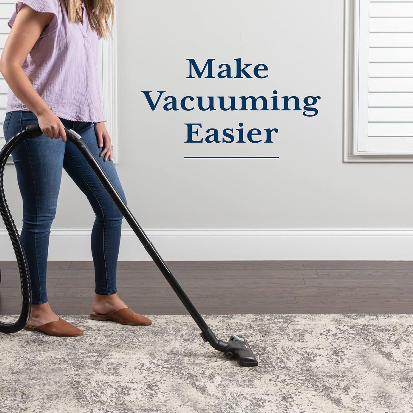 Veken Rug Pad Gripper - Non-Slip Dark Grey 2x8 Ft for Hardwood & Tile Floors | Thick Anti-Skid Mat
