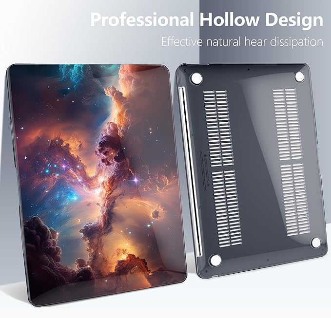 Batianda LumiArt Case for MacBook Air 13" M1 Chip, Nebula