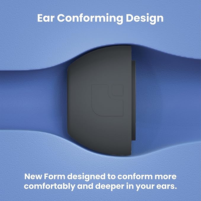 Foam Masters Ultra-Premium Memory Foam Ear Tips for AirPods Pro 1st & 2nd Gen | 3 Pairs | New Ver. | Secure Fit | Super Comfort | Better Noise Cancel | Replacement Buds (Small, Space Gray)