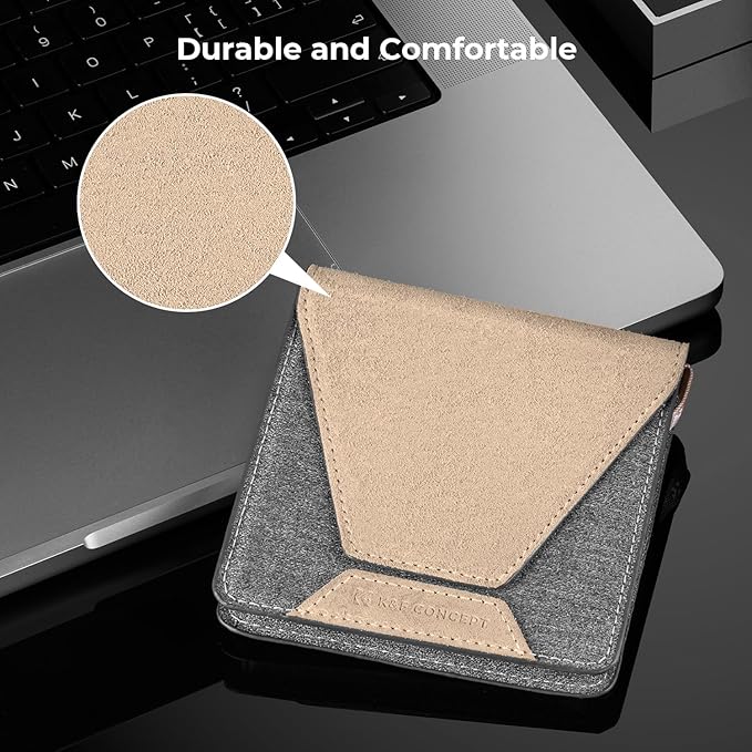 K&F CONCEPT Lens Filter Case 1 Pocket, Leather Carrying Filters Bag Pouch for Square ND CPL etc Filters up to 100x100mm, Designed NANO-X Series Square Bracket 100mm
