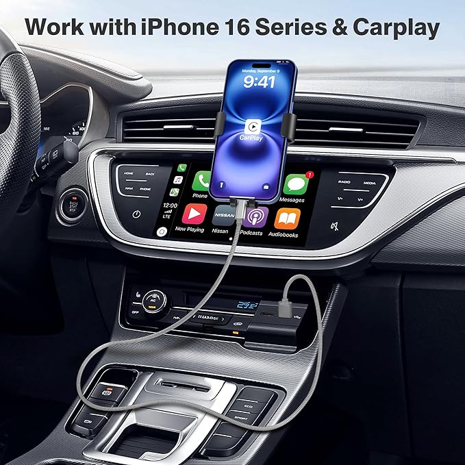 Elebase iPhone 17 17e Pro Max Charging Cable 1.5/3.3/6.6FT 3Pack,USB A to Type C Car Charger Cord,USBC Carplay Cable for New Apple 16 Plus iPad 10 Mini 7 Air 8,Airpods,Samsung Galaxy S26 S25 A17 Ultra