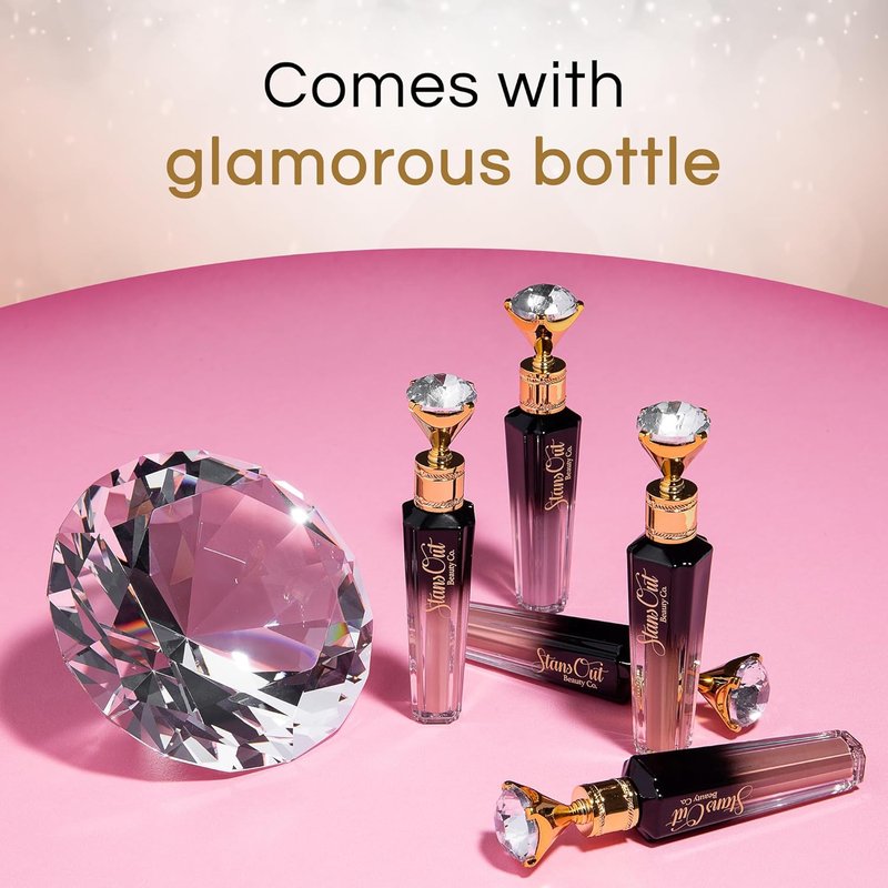 Diamond Lustre Pink Hydrating Lip Gloss - Moisturizing Butter-Smooth Colors | Naturally Plump & Glossy Finish