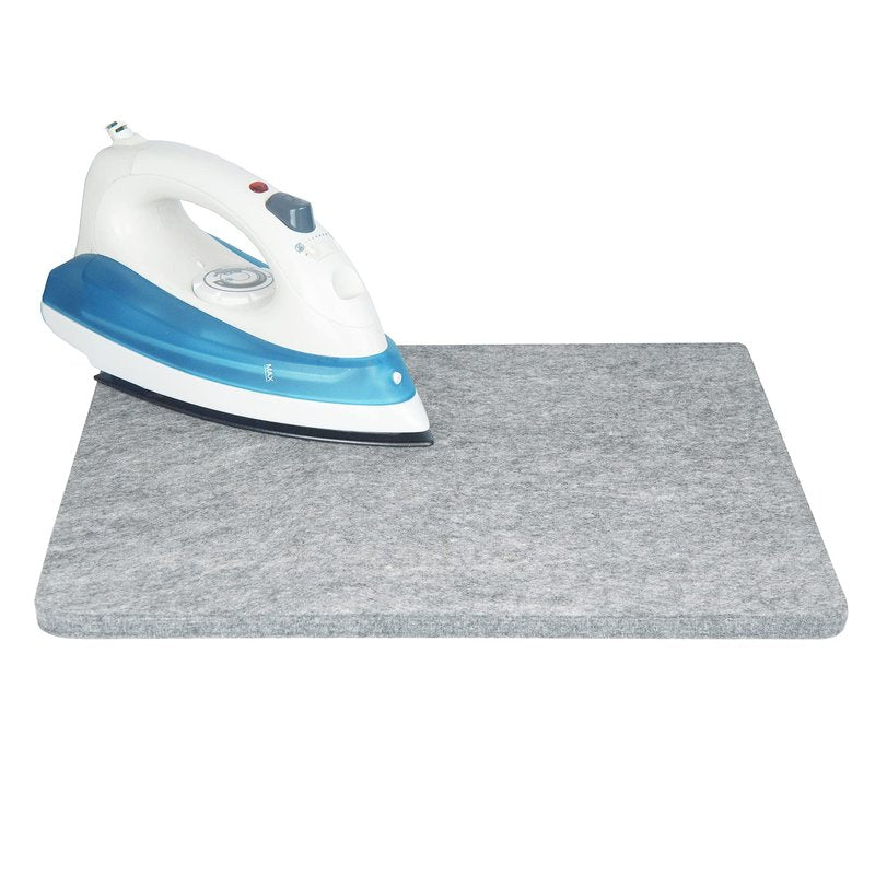 Wool Ironing Mat for Table Top – Portable Pressing Pad, Ironing Board Alternative for Quilting, Sewing & Travel Iron Anywhere (11.5" x 14.5")