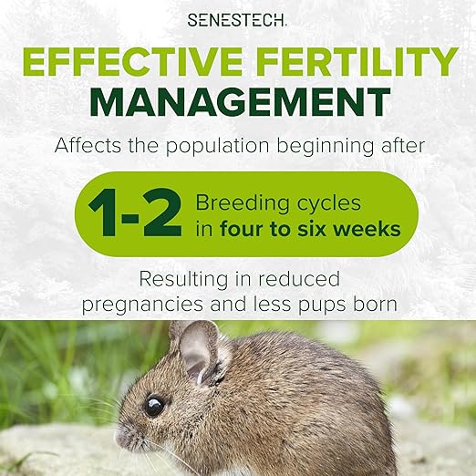 Evolve Mouse Birth Control Soft Bait Sausages – 6 lbs | Science-Based Mouse Population Control | Non-Lethal, Long-Term Population Management