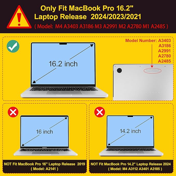 Mektron Case for 2026 M5 MacBook Pro 16 inch A3429 A3428 M4 A3403 A3186 M3 A2991 M2 A2780 M1 A2485 (2021-2025) Pro/Max with Liquid Retina XDR, Hard Shell Plastic Laptop Cover, Abstract Mountain C112