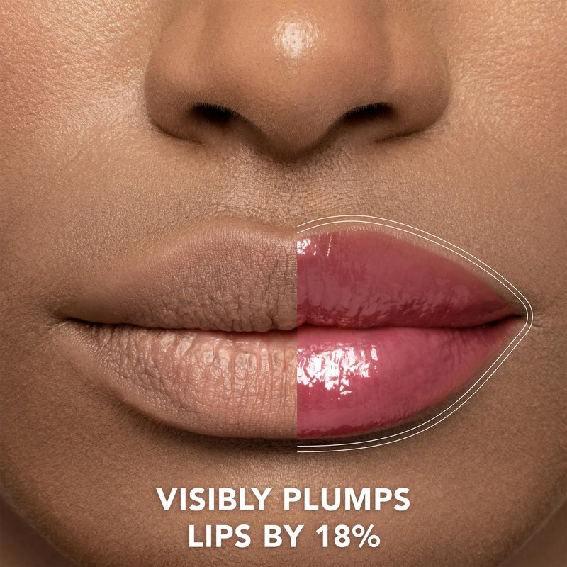 Buxom Plump Shot Peptide-Infused Lip Serum, Lip Plumping Gloss, Formulated with Advanced Peptides, Hyaluronic Acid, Avocado & Jojoba Oil