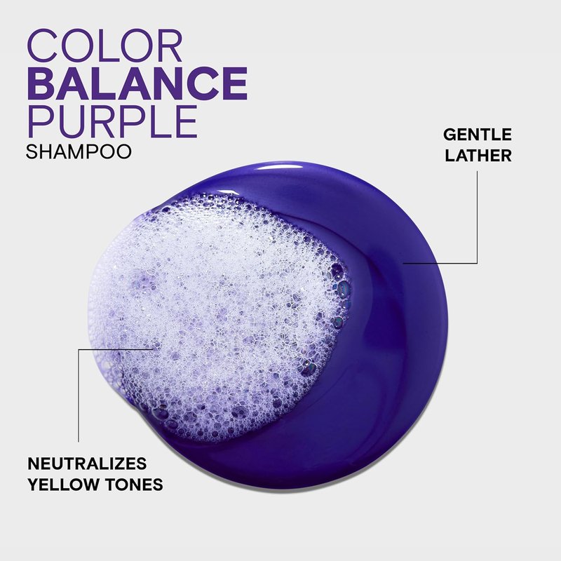 Joico Color Balance Purple Shampoo - Eliminate Brassy Yellow Tones | Boost Vibrancy & Shine | UV Protection with Rosehip Oil