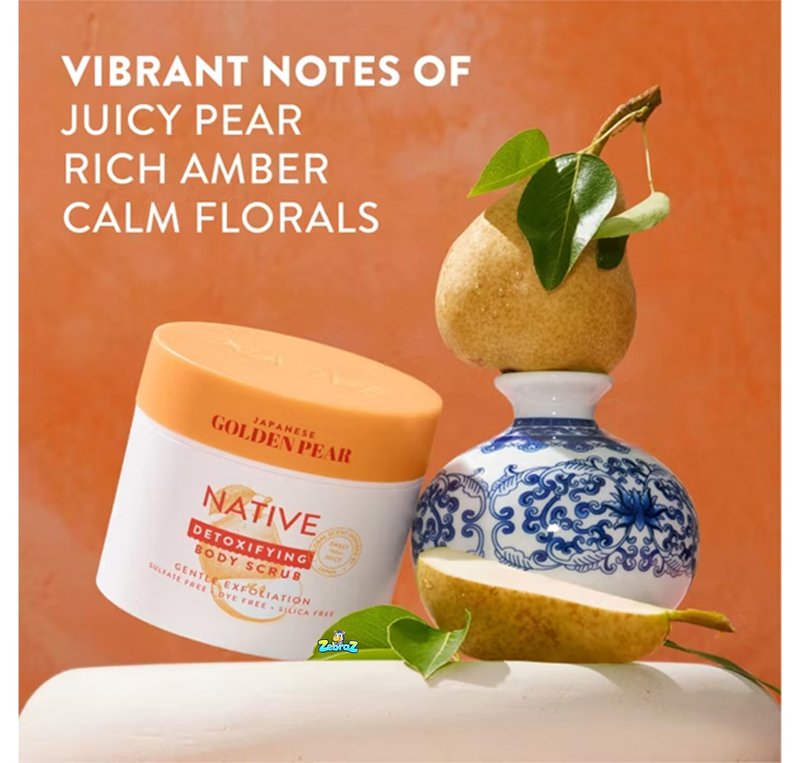 Native Passport Limited Edition Global Flavors Scrub - Japanese Golden Pear - 12oz - Pack Of 02
