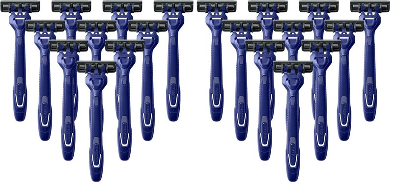 Harry's Disposable Razors for Men - 10 Count - 3-Blade Men's Razors for Travel and On-the-Go Convenience (Pack of 2)