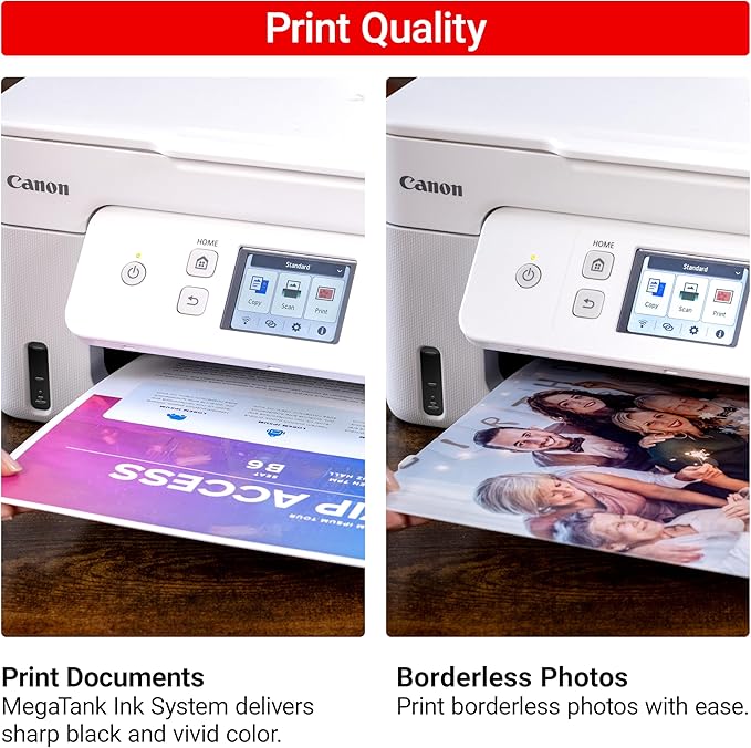 Canon Megatank G3290 All-in-One Wireless Supertank [Megatank] Printer | Print, Copy, Scan | Mobile Printing |2.7" LCD Color Touchscreen | Auto Duplex