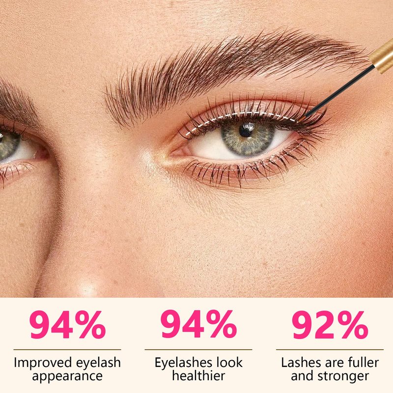 MAVENI Lash Enhancing Serum, Women's Advanced Cosmetics, Eyelash Growth Serum, Promote Longer, Fuller, and Denser Eyelashes, Fast and Effective (Gold, 0.1 Fl Oz (Pack of 1))