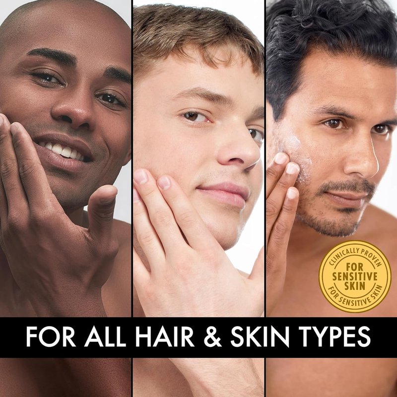 Sandalwood 4-in-1 Shaving Trial Kit | Pre-Shave Oil, Cream, Brush & Balm for Irritation Relief