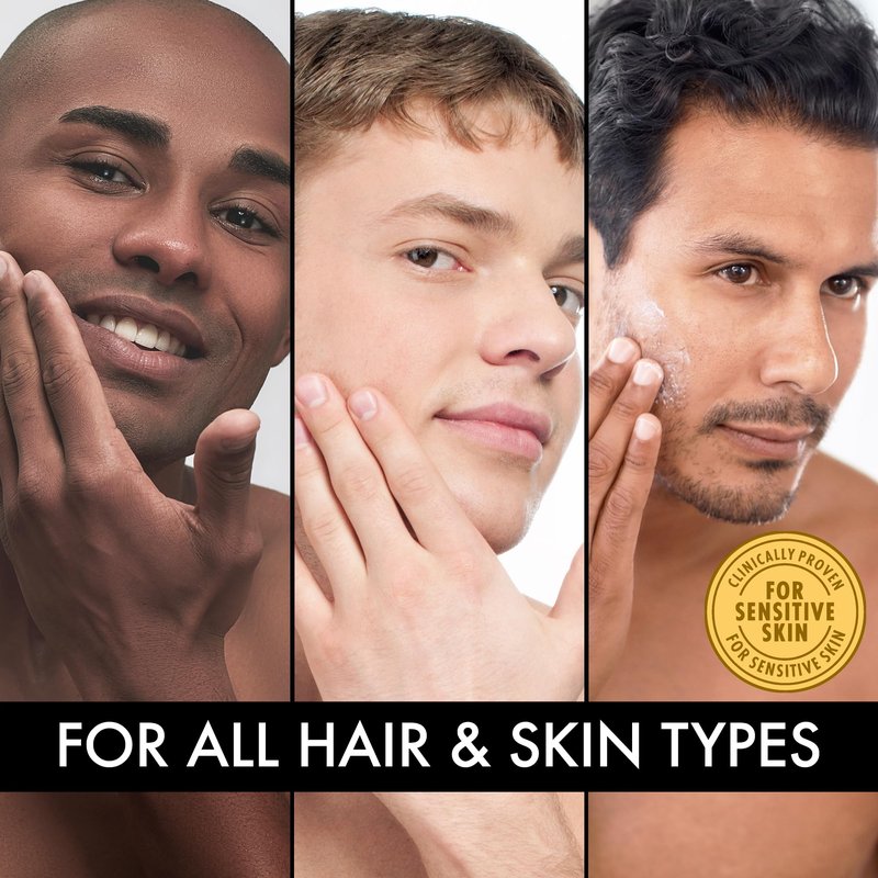 The Art Of Shaving Unscented Shave Kit for Men – Clinically Tested For Sensitive Skin – For a Close, Comfortable Shave – Pre-Shave Oil, Shaving Cream, Shaving Brush, After-Shave Balm