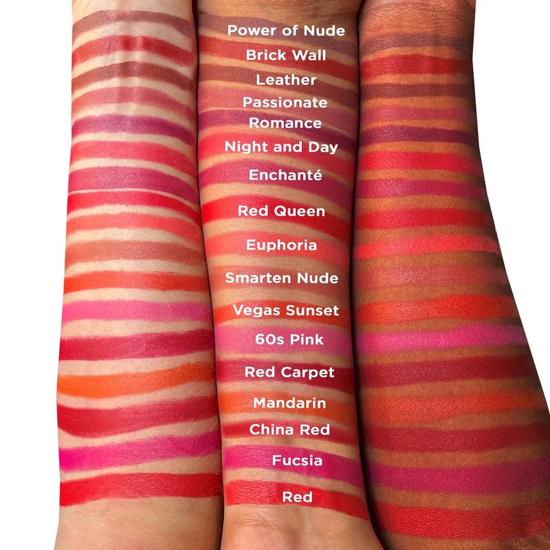 Lord and Berry Vogue Matte Lipstick - Rich, Highly Pigmented Lip Color - Infused with Papaya and Orchid Extracts - 7613 Red Queen - 0.81 oz
