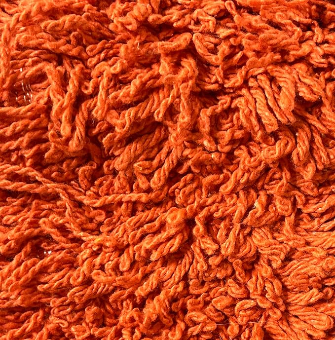 Ultimate Dust Mop Kit: Industrial-Grade Performance, Heavy-Duty Frame, Telescopic Handle - Orange 48 Inch