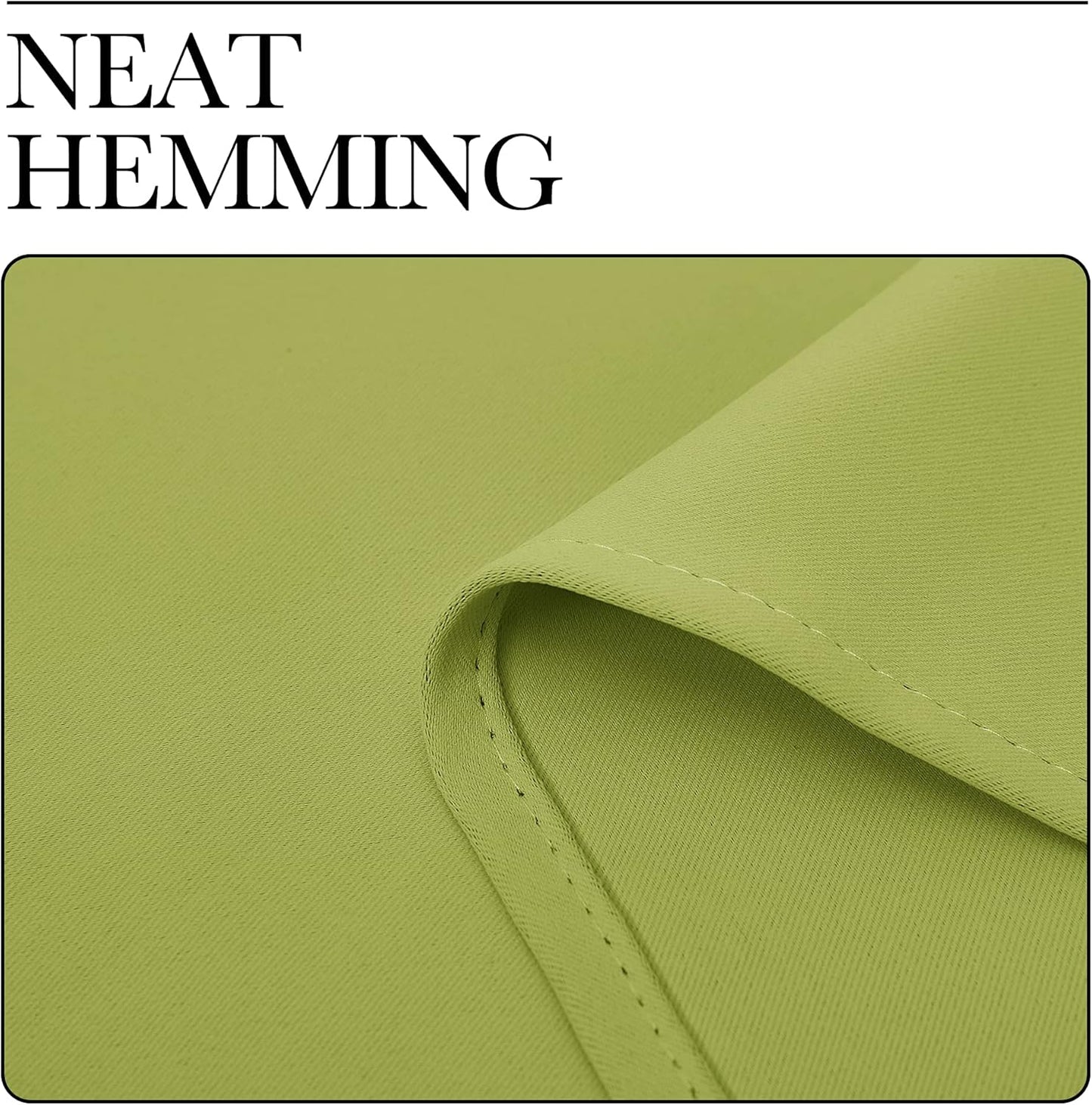 NICETOWN Blackout Curtains - Fresh Green Thermal Insulated Drapes | 96 Inches Long, 2 Panels, 55 Inches Wide