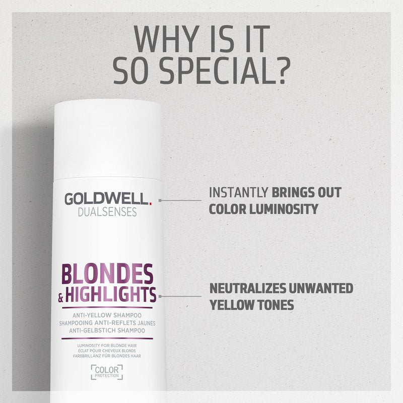 Goldwell Dualsenses Blondes & Highlights Anti-Yellow Shampoo 300mL