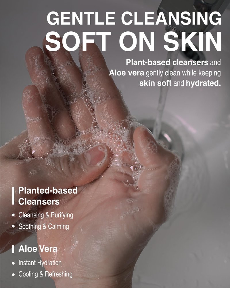 Pleuvoir Hand Wash Morning Soil (Petrichor) - Hydrating Liquid Hand Soap - Fresh Earthy Rain Ozonic Green Scent - Moisturizing with Hyaluronic Acid, Ceramides - Vegan, K-Beauty 10 fl.oz