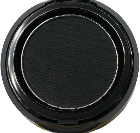 Pure Ziva Black Matte Cake Eyeliner & Pressed Eyeshadow, Water Activated Powder; Gluten & Cruelty Free