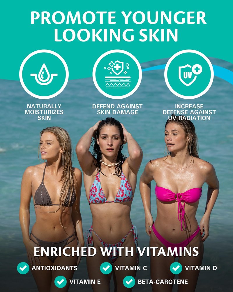 Caribbean Breeze SPF 4 Dark Tanning Oil Intensifier, Tanning Accelerator Outdoor with Mango Lime Fragnance, Rich in Anti Oxidants, Beta-Carotene, and Pomegranate Extracts, 8.5 oz (250 ml)