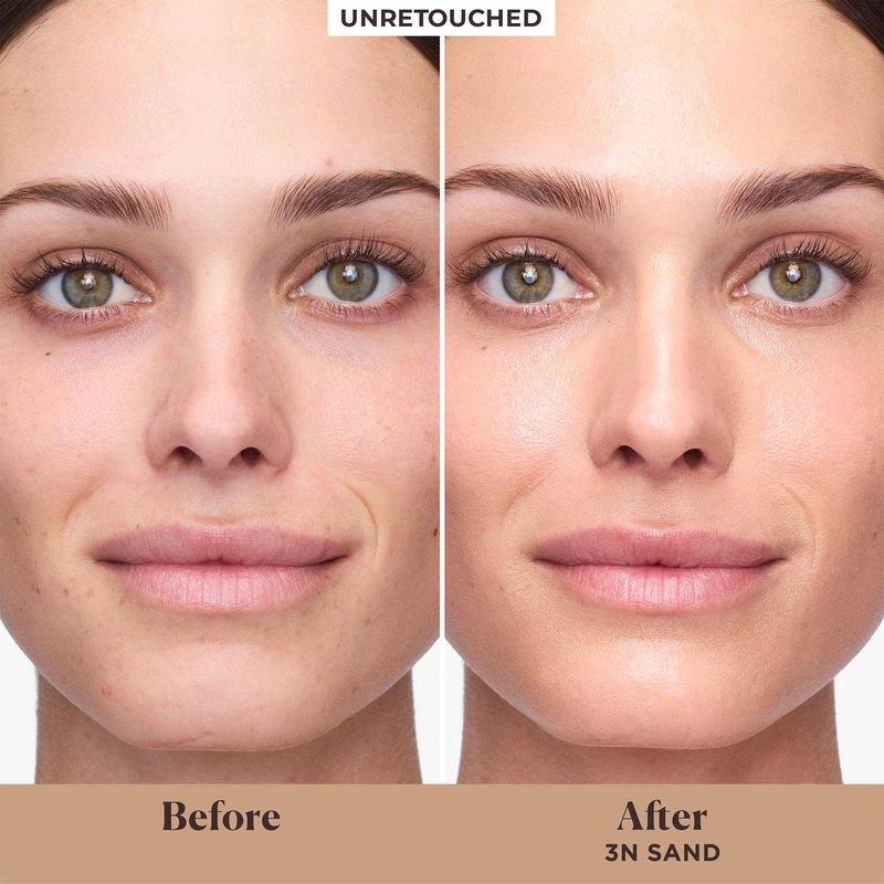 Laura Mercier Tinted Moisturizer Natural Dewy with SPF 30, 24HR+ Hydration & Longwear, Sheer to Light, Buildable Coverage, Dewy Finish, Improve Skin Tone and Texture, Skin Tint, 3N Sand Mini Size