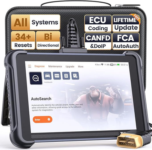 THINKCAR THINKSCAN 689 OBD2 Scanner, Bidirectional Scan Tool with 34+ Reset, 3000+ Active Test, ECU Coding, PMI, Wired Full System Diagnostic Scanner for Cars, CANFD/DOIP, FCA SGW AutoAuth
