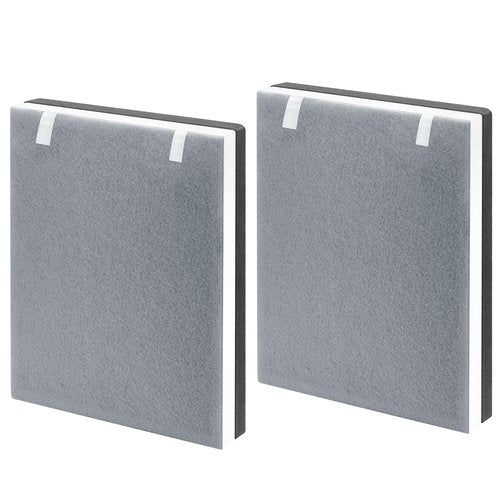 2 Pack Vital 100 Replacement Filter for LEVOIT Air Purifier, 3-in-1 HEPA Replacement Filter and High-Efficiency Activated Carbon Filter Set, Part Number Vital 100-RF