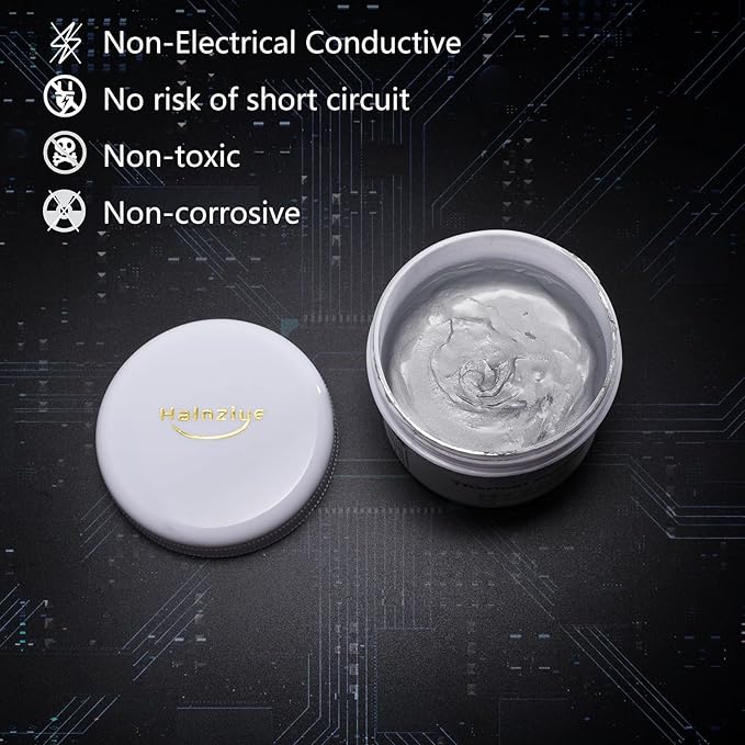 HY700-50g CPU Thermal Heatsink Grease Paste Compound Thermal Conductivity: >3.14W/m-k Carbon Based High Performance for CPU PC GPU PS5-50 Grams (!Capacity:50g is the Third of one Bottle