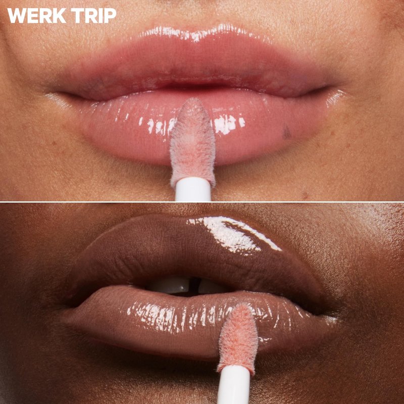 Milk Makeup Odyssey Lip Gloss – Non-Sticky, Hydrating + Sheer-Tinted Gloss with Long-Lasting, High Shine Finish – Vegan Formula Nourishes with Jojoba Oil – Werk Trip (Dusty Rose), 0.2oz