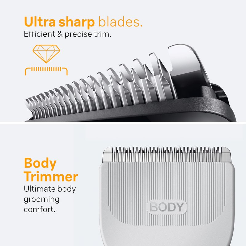 Braun All-in-One Men's Shaving Kit Series 5 5490, 9-in-1 Beard, Face, Nose, Ear Trimmer, Hair Clippers, Body Groomer and Manscaping