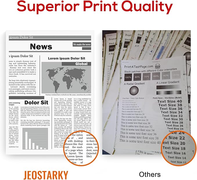 Jeostarky Compatible for Canon 070 Black Toner Cartridge Replacement for Canon 070h CRG070 Toner for Canon ImageCLASS MF465dw MF462dw MF460dw LBP246dw LBP247dw LBP243dw LBP240dw Laser Printer 2 Pack