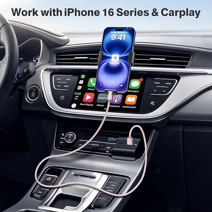 Elebase for iPhone 17 16 Pro Max Charging Cable 1.5/3.3/6.6FT 3Pack,USB A to Type C Car Charger Cord,USBC Power Cable for New Apple iPad 10 10th Mini 8 8th 7 7th Air 5 6 6th Airpods 4 4th Generation