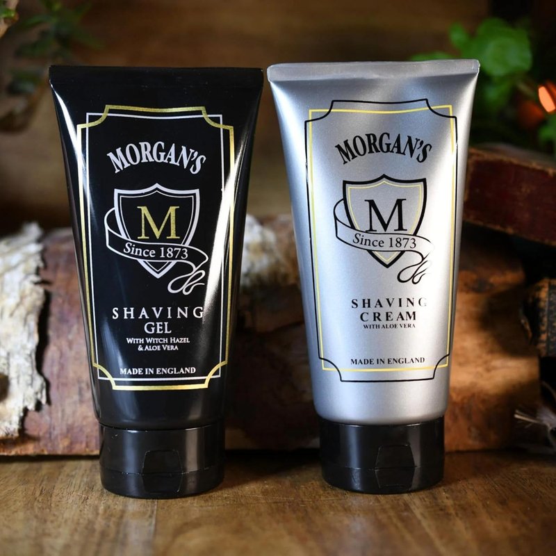 Morgan's Pomade Shaving Cream - Minimizes Razor Burn & Softens Facial Hair | 5.2 Fl Oz with Aloe Vera & Vitamin E