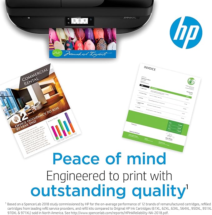 HP 952 Cyan Ink Cartridge | Works OfficeJet 8702, OfficeJet Pro 7720, 7740, 8210, 8710, 8720, 8730, 8740 Series | Eligible for Instant Ink | L0S49AN