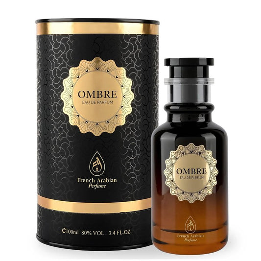 French Arabian Perfumes Ombre EDP - 100 ML Oud Wood Fragrance for a Desert-Inspired Journey
