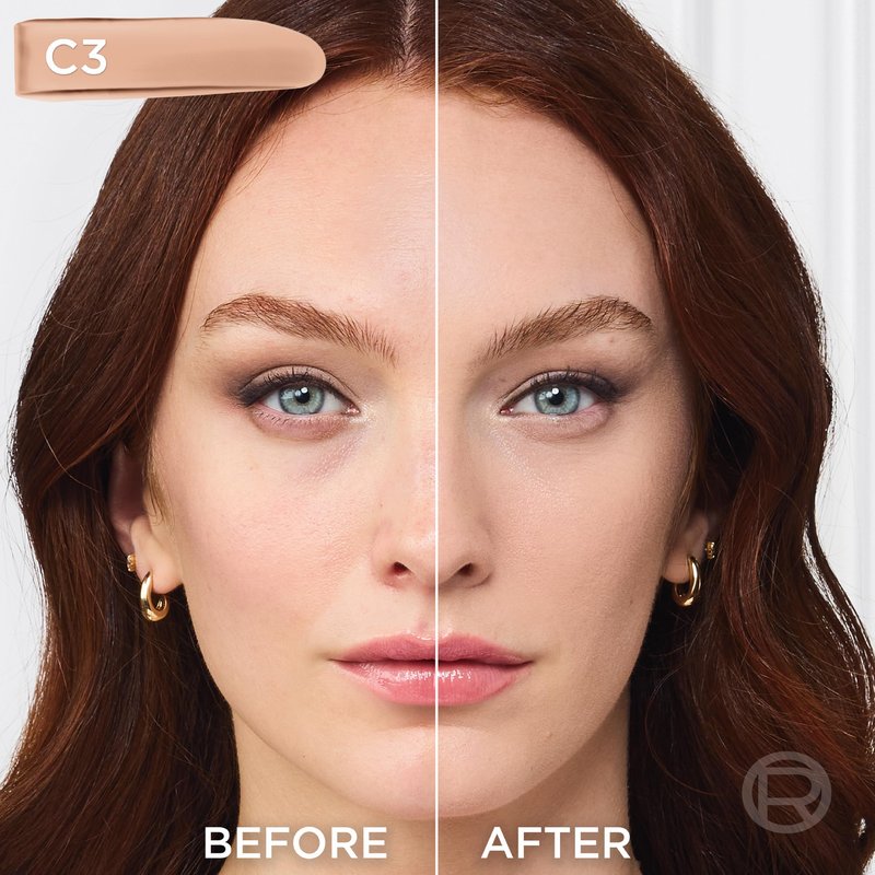 L'Oreal Paris True Match Super-Blendable Foundation, Medium Coverage Liquid Foundation Makeup, C3, Light Medium, 1 Fl Oz