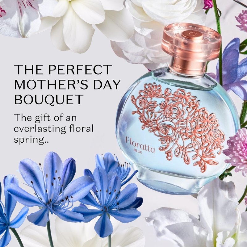 O BOTICARIO Floratta Blue Moisturizing Fragranced Lotion for Women, 7 Ounce