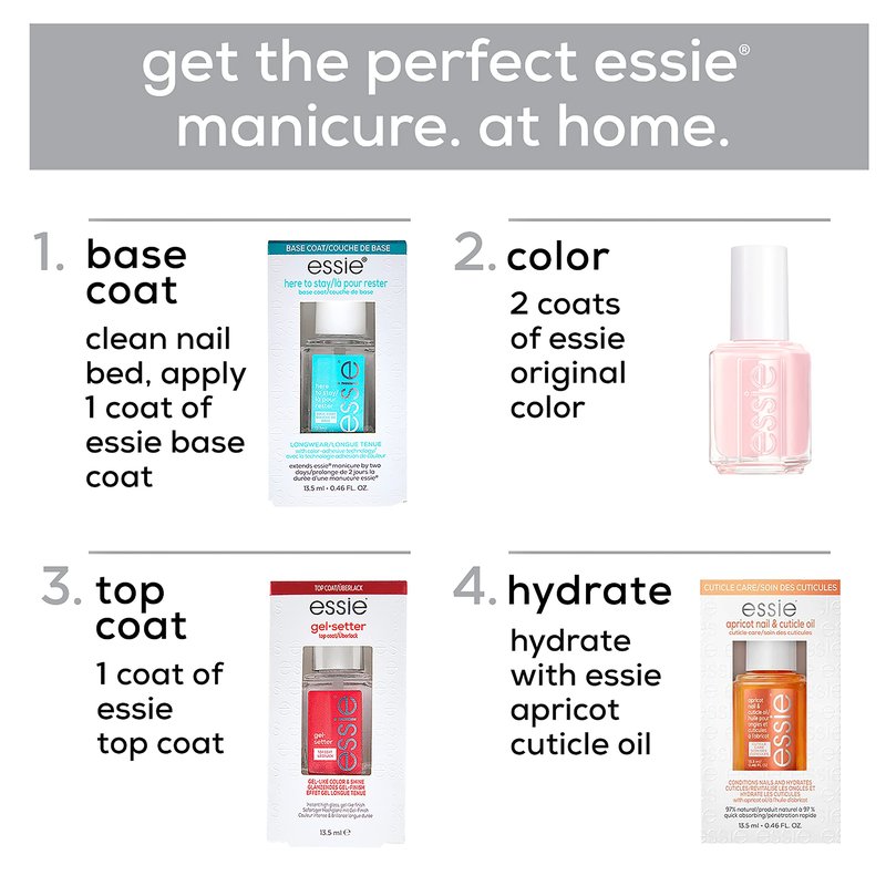essie nail polish, limited edition spring 2022 collection, pastel taupe nail color with a cream finish, 8-free vegan formula, keep branching out, 0.46 fl oz