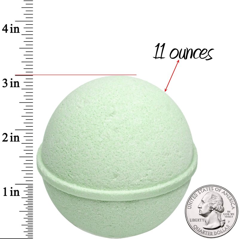 Mermaid Love Potion Bath Bombs Gift Set of 2 with Size 7 Ring Surprise Inside Each Made in USA