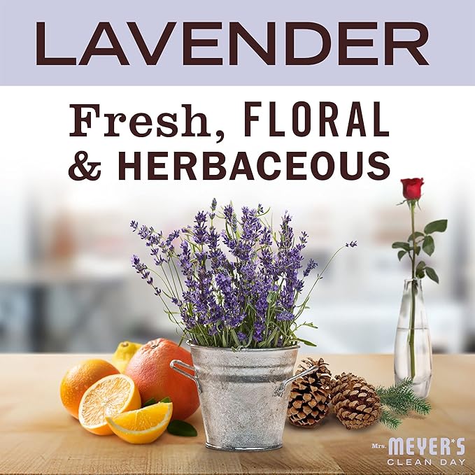 MRS. MEYER'S CLEAN DAY Automatic Dishwasher Pods, Lavender, 20 Count - Pack of 3 (60 Total Pods)