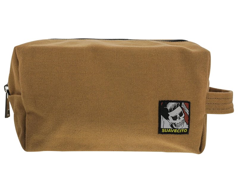 Suavecito Men's Hair Grooming Set OG & Firme (Strong) Hold Pomade, Body Soap, Large Deluxe Comb & Sand Canvas Bag