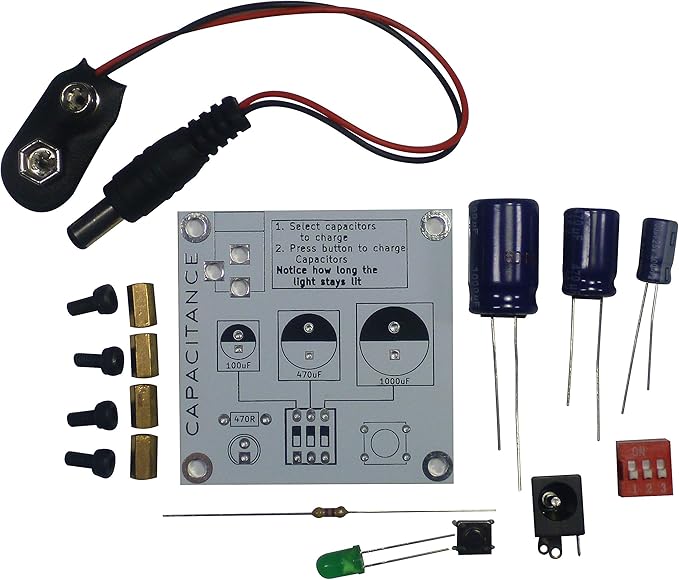 eLearnTronics Full Set of 4 Electronics Learning Boards | Practice Soldering & Learn Electronics | Multiplexer, Resistance, Capacitance, and Series vs. Parallel