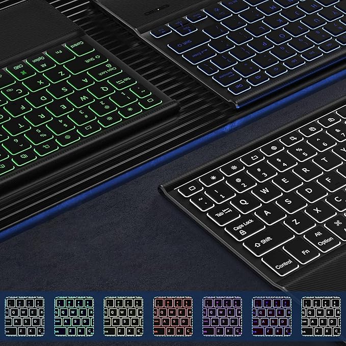 Sahara - Navigate Series Keyboard Case with Track Pad for iPad Air 13" (M2 2024, M3 2025 & M4 2026), Black, (TB00418)