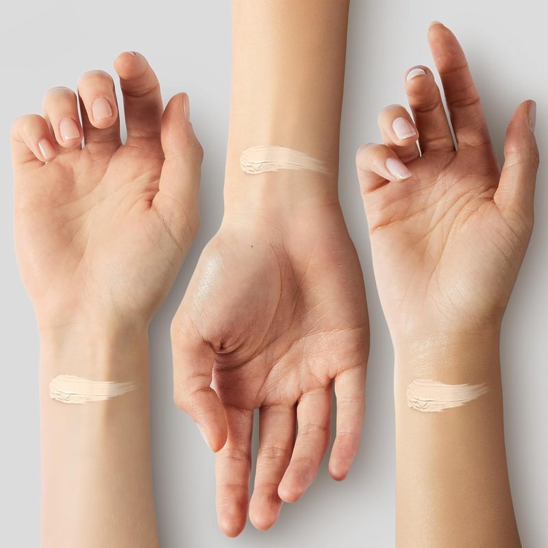 Dewy Liquid Foundation - Hydrating, Lightweight Formula for Medium-Full Coverage | Waterproof for Dry/Combination Skin, 30g, Nourishing Ivory