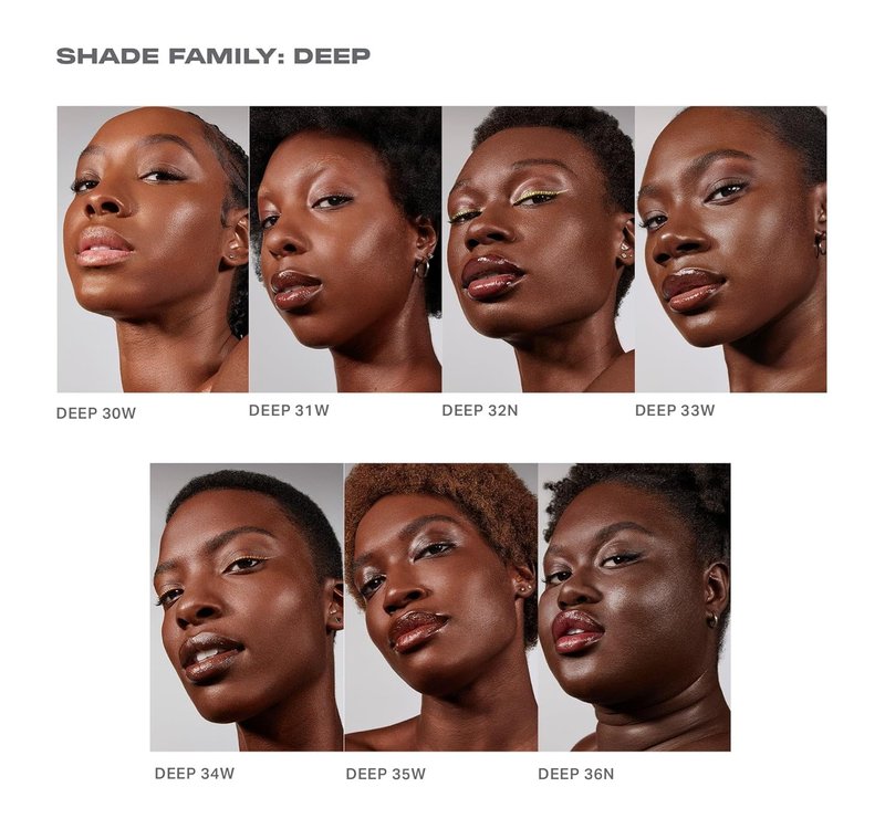 Morphe Lightform Dewy Foundation - Hydrating Makeup for Natural Radiance | Long-Wearing Medium Coverage - Deep 30W (1.01 fl oz)