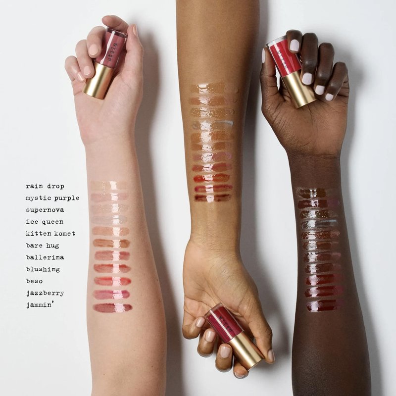 stila Heaven's Dew Gel Lip Oil Hydrating Gloss-Oil Hybrid with Jojoba, Hyaluronic Acid & Antioxidants High-Shine, Non-Sticky Nourishing Finish with Large Applicator