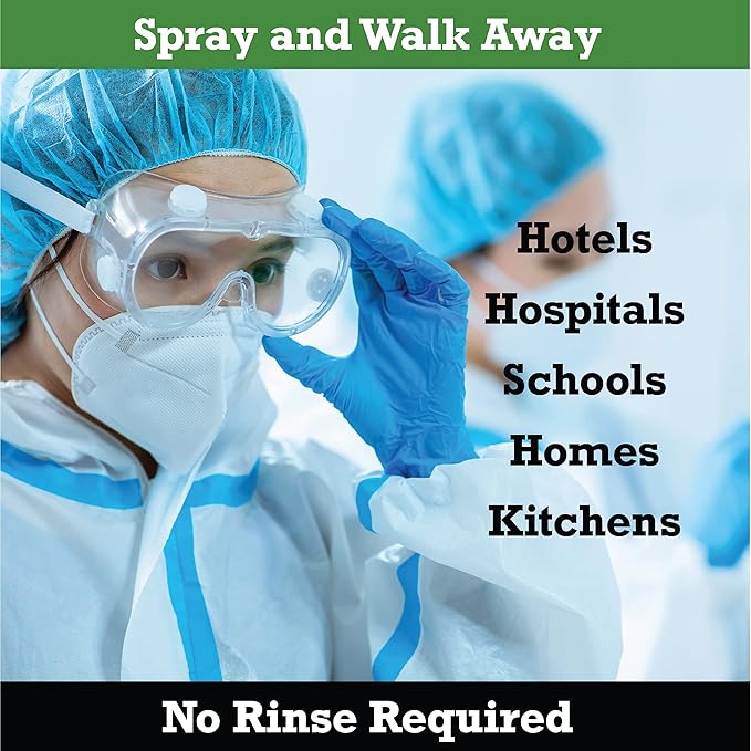 SNiPER Hospital Disinfectant, Odor Eliminator & All-Purpose Cleaner, Made in the USA, 32 Ounce Spray, 6-pack