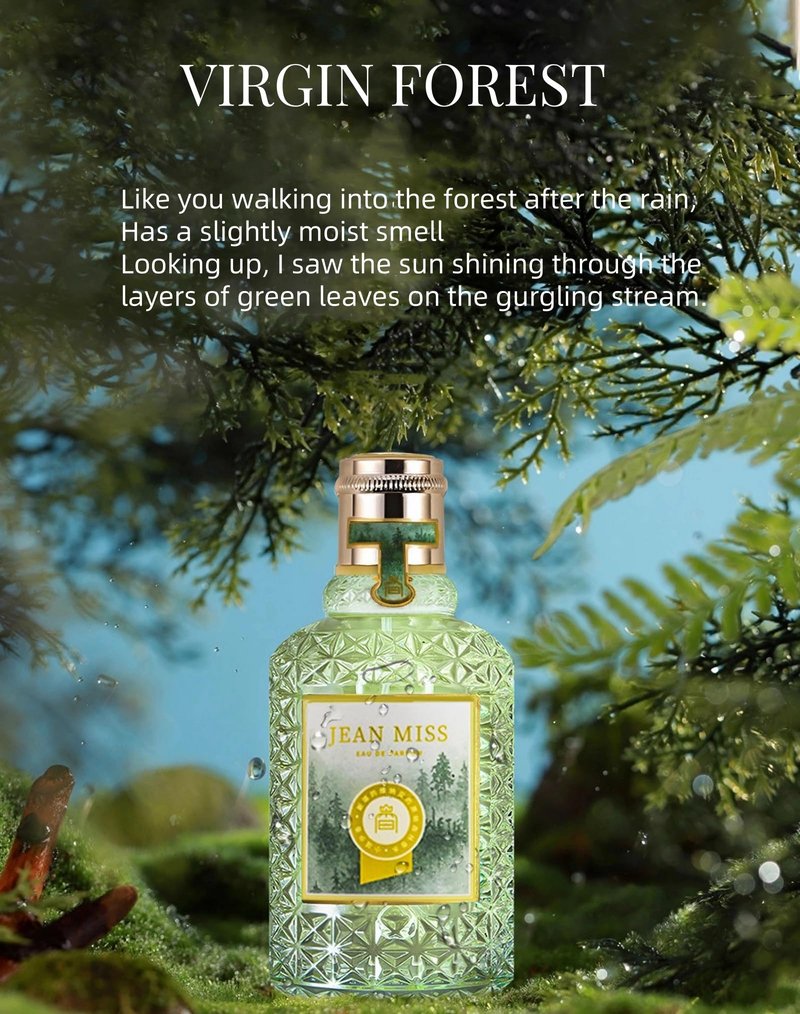 New Cover Floral & Woodsy Perfume for Women – Long-Lasting Eau de Parfum with Citrus, Fig & Moss Notes | Fresh Rainforest Scent, Day-to-Night Fragrance, Giftable Luxury