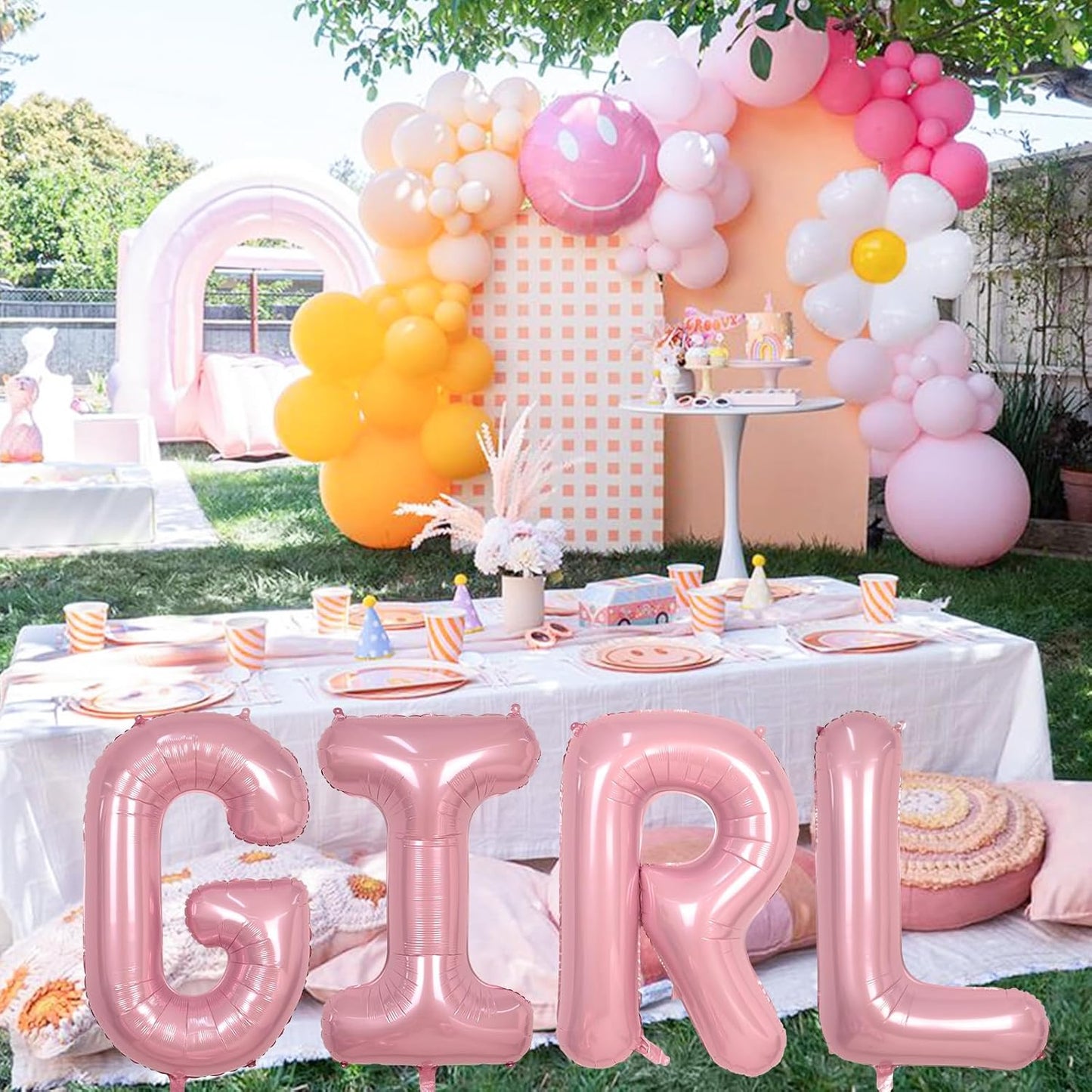 Skiennix 40" Giant Pastel Pink Letter X Balloon - Customizable Mylar Foil Decoration for Birthday Parties